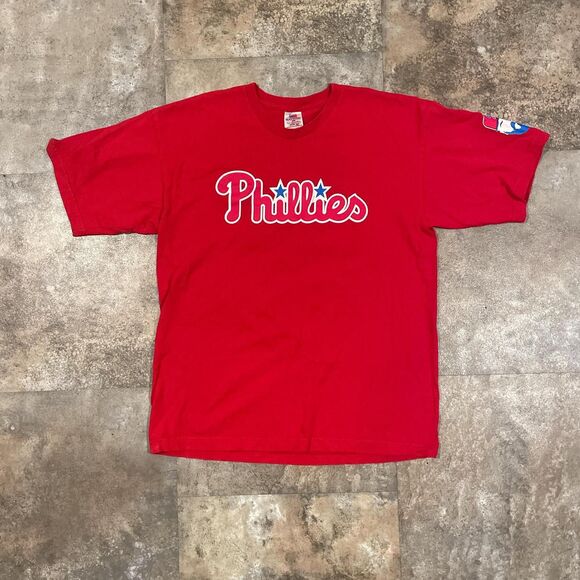 phillies bayside made in usa red t shirt jacob arietta snake 49 size large - Picture 1 of 6